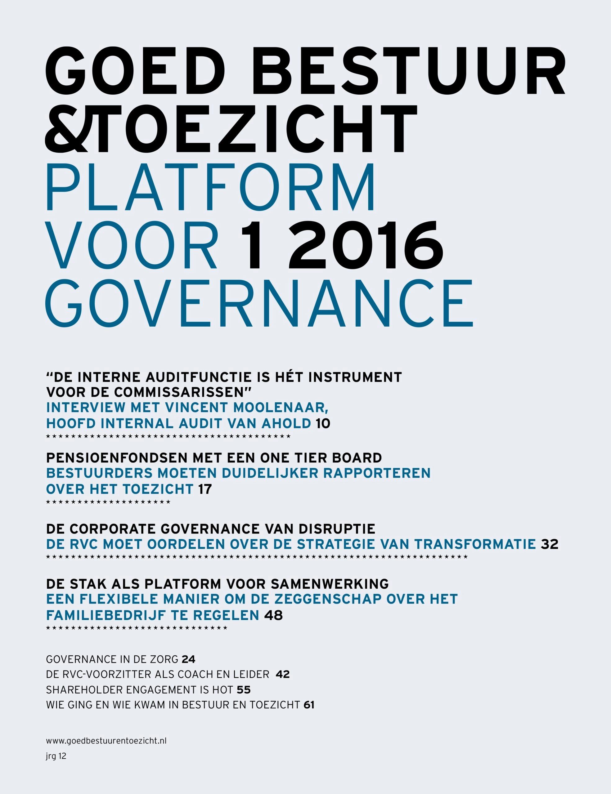 GB&T 1 van 2016: nieuwe vormgeving!