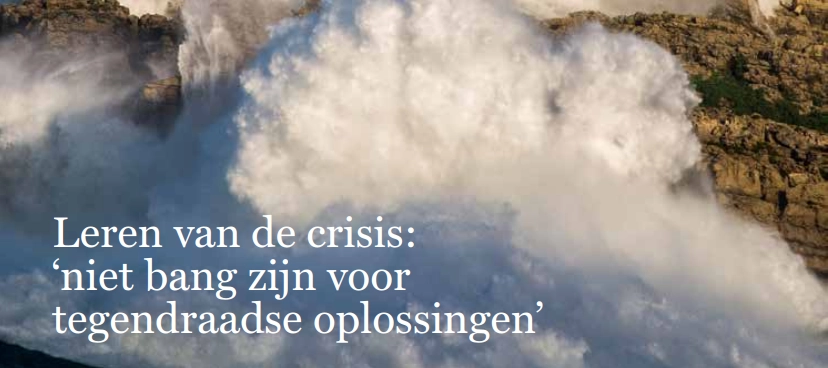 Leren van de crisis: ‘niet bang zijn voor tegendraadse oplossingen’
