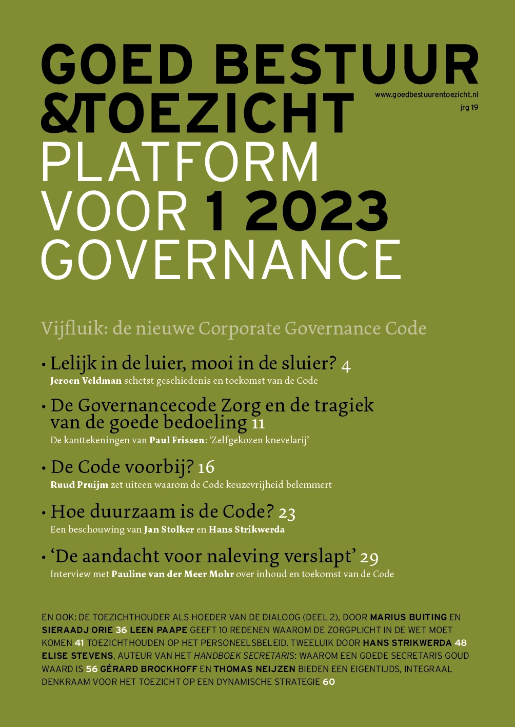 Goed Bestuur & Toezicht 2023/1