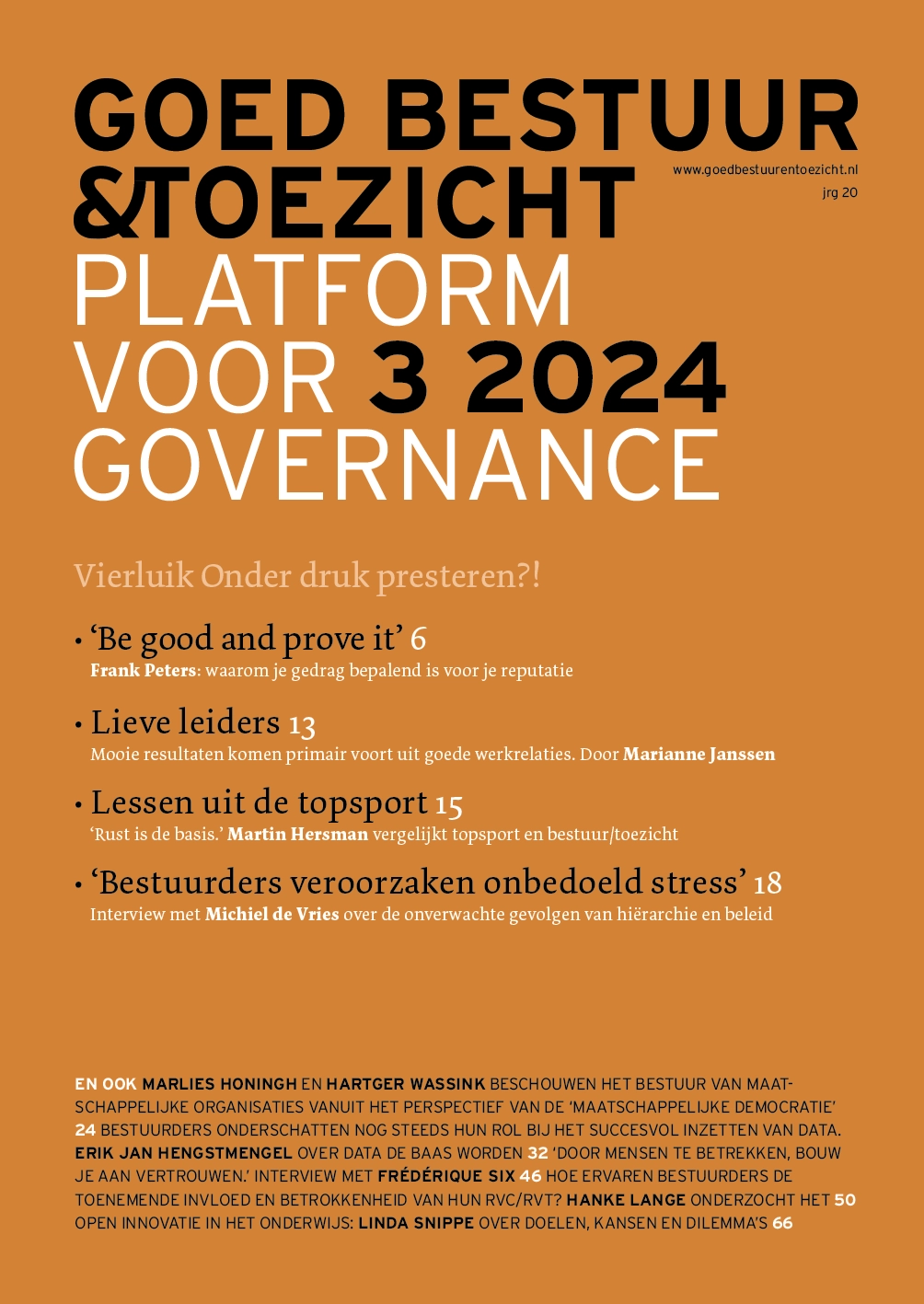 Goed Bestuur &amp; Toezicht 2024/3