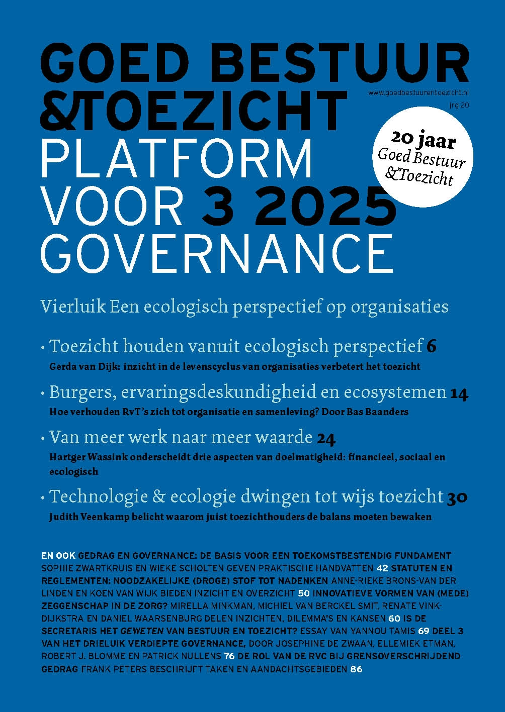 Goed Bestuur &amp;Toezicht 2025/3
